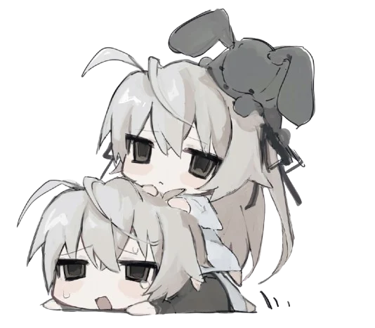 Confused anime character