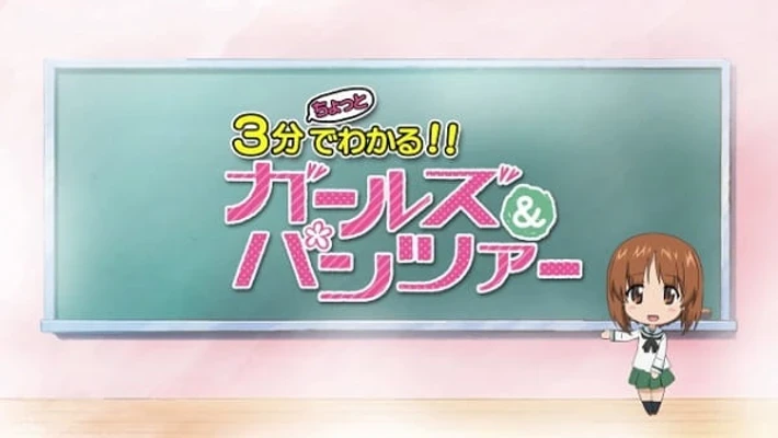 Girls & Panzer Movie: 3-pun Chotto de Wakaru!! Girls & Panzer Poster